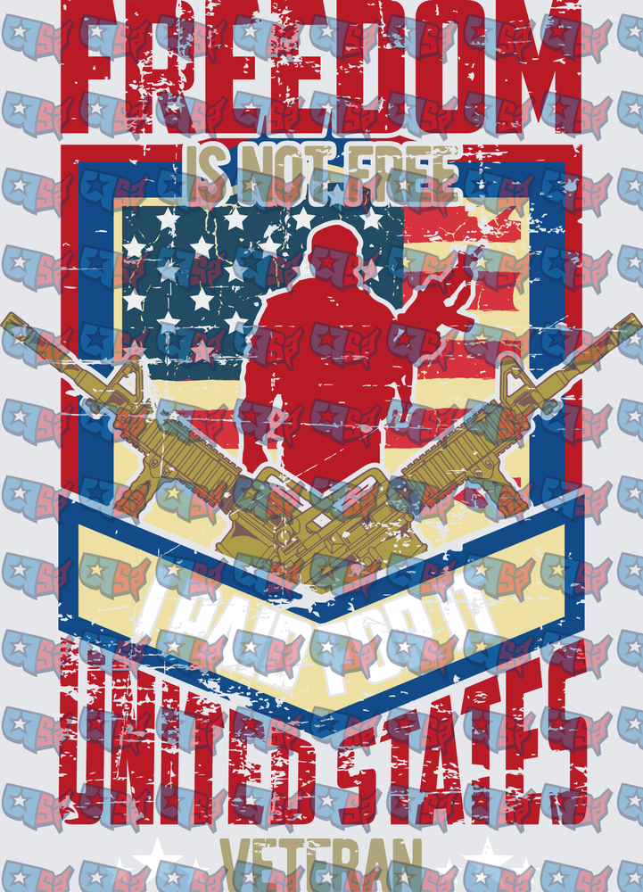 Freedom Is Not Free United States Veteran (DTF)
