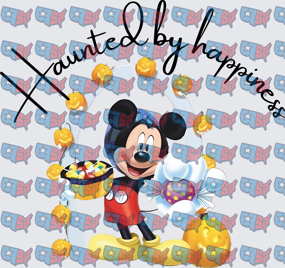 Haunted By Happiness Halloween Mouse Pumpkins (DTF)