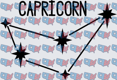 Capricorn Constellation Stars Zodiac Sign (DTF)
