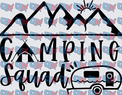 Camping Squad Mountains Tent Camper Trailer (DTF)