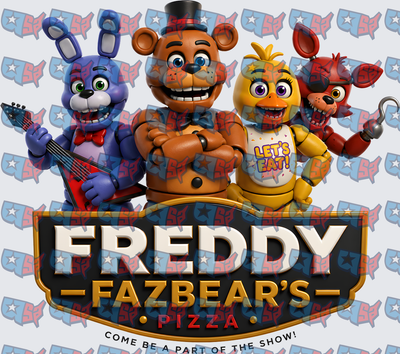 Freddy Fazbear's Pizza Animatronic Gang Group (DTF)