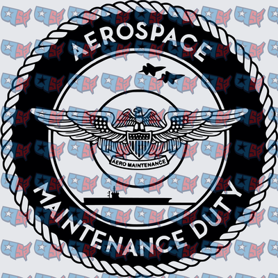Aerospace Maintenance Duty Military Eagle Badge (DTF)