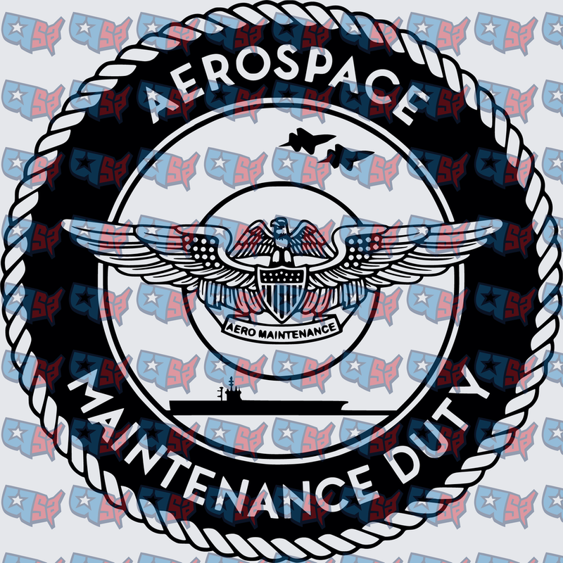 Aerospace Maintenance Duty Military Eagle Badge (DTF)