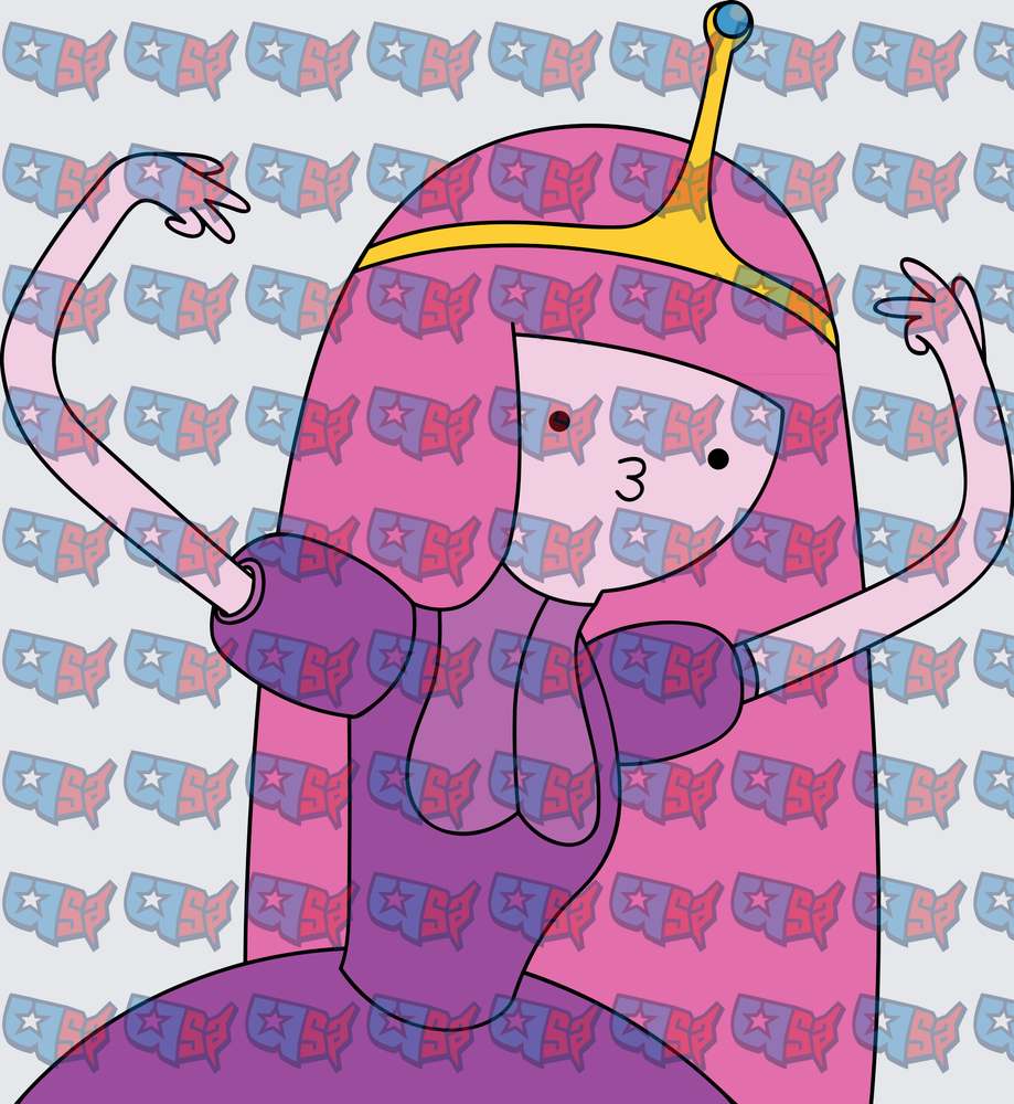 Pink Candy Princess Dancing with Crown (DTF)