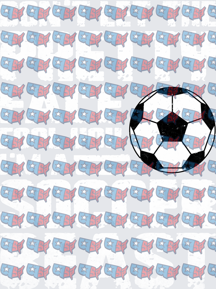 USA Soccer Ball Patriotic American Map (DTF)
