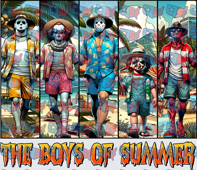 The Boys Of Summer Horror Icons Beach Squad (DTF)