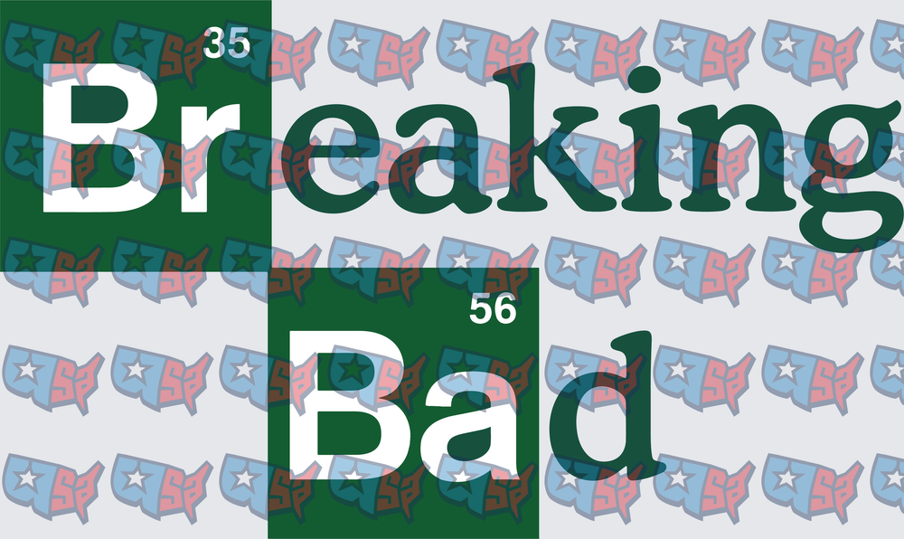 Breaking Bad Periodic Table Style Logo Design (DTF)