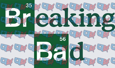 Breaking Bad Periodic Table Style Logo Design (DTF)
