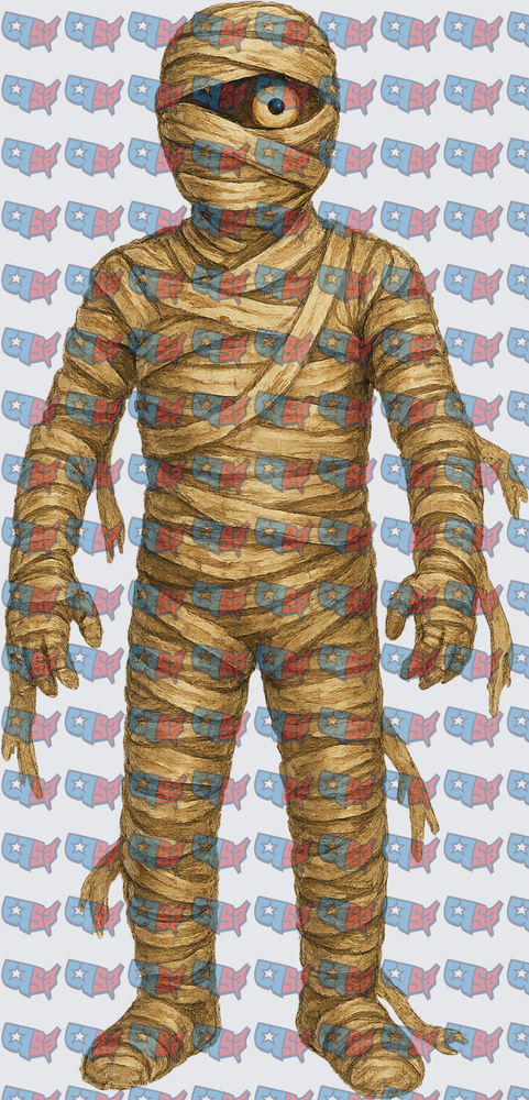 Cyclops Mummy Wrapped Monster Full Body (DTF)