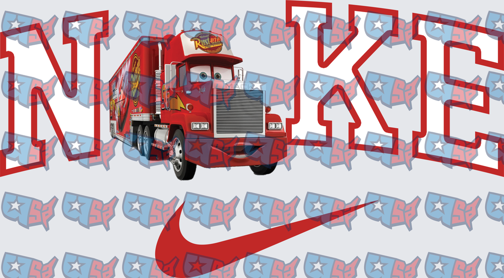 Mack Truck Big Rig Swoosh Logo Mashup (DTF)