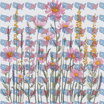 Wildflower Meadow USA Patriotic Floral Bouquet (DTF)