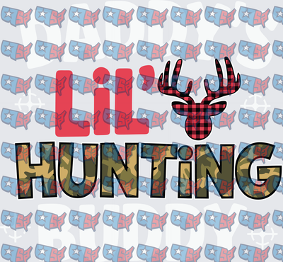 Lil Hunting Buffalo Plaid Camo Deer Buck (DTF)