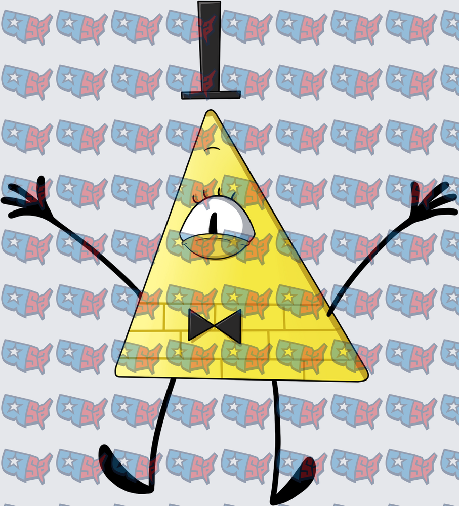 Yellow Triangle Demon One Eye Bow Tie (DTF)