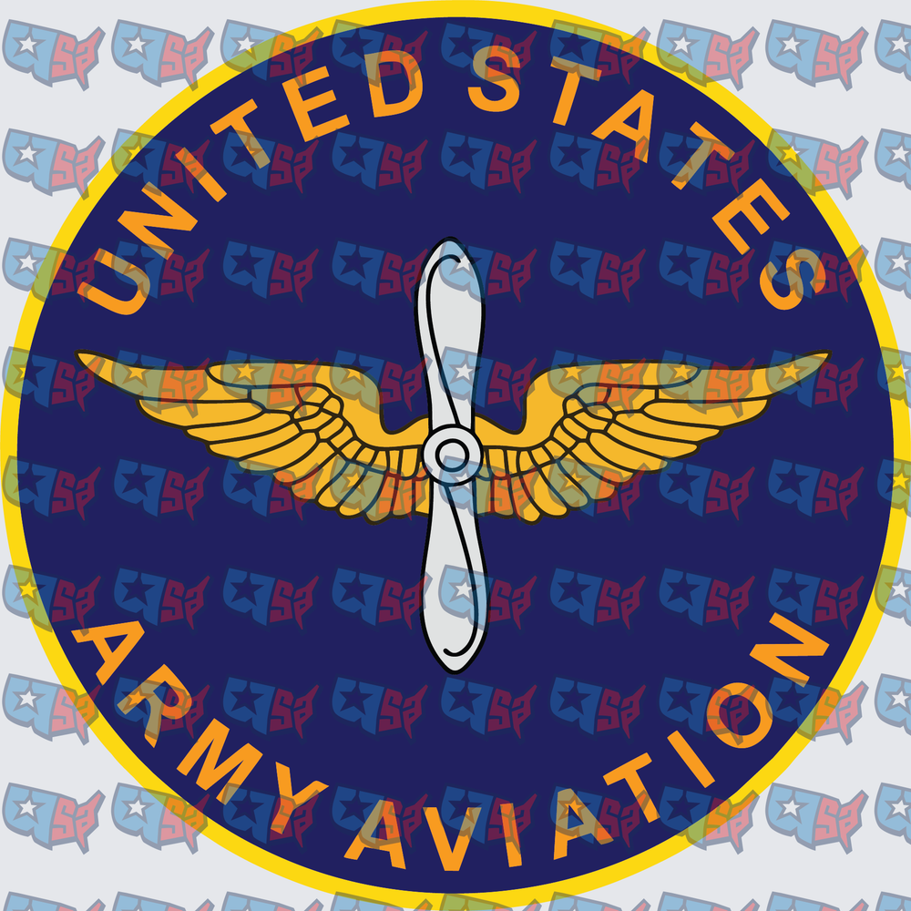 United States Army Aviation Wings Propeller Emblem (DTF)