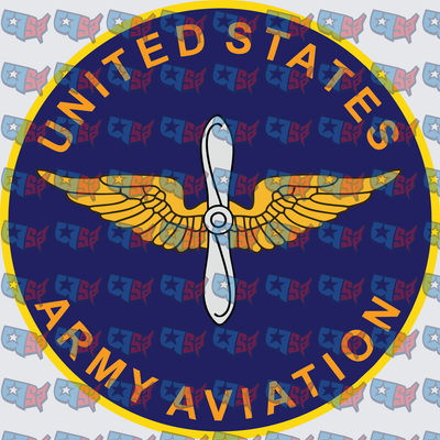 United States Army Aviation Wings Propeller Emblem (DTF)