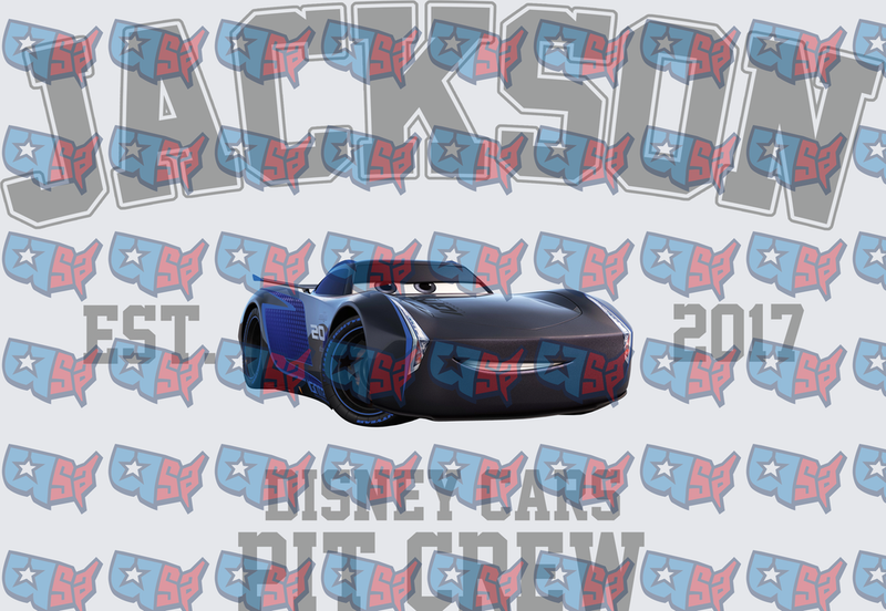 Jackson Storm Cars 3 Pit Crew Est 2017 (DTF)