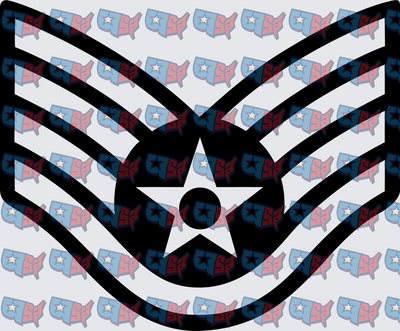 US Air Force Staff Sergeant Rank Insignia (DTF)