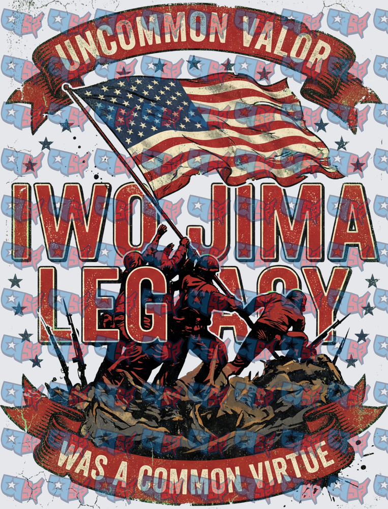 Iwo Jima Legacy Uncommon Valor Flag Raising (DTF)