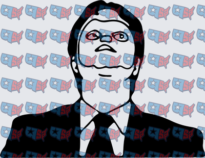 Minimalist Office Manager With Glasses Bold Portrait (DTF)