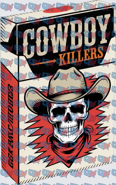 Cowboy Killers Skull Cigarette Pack Design (DTF)