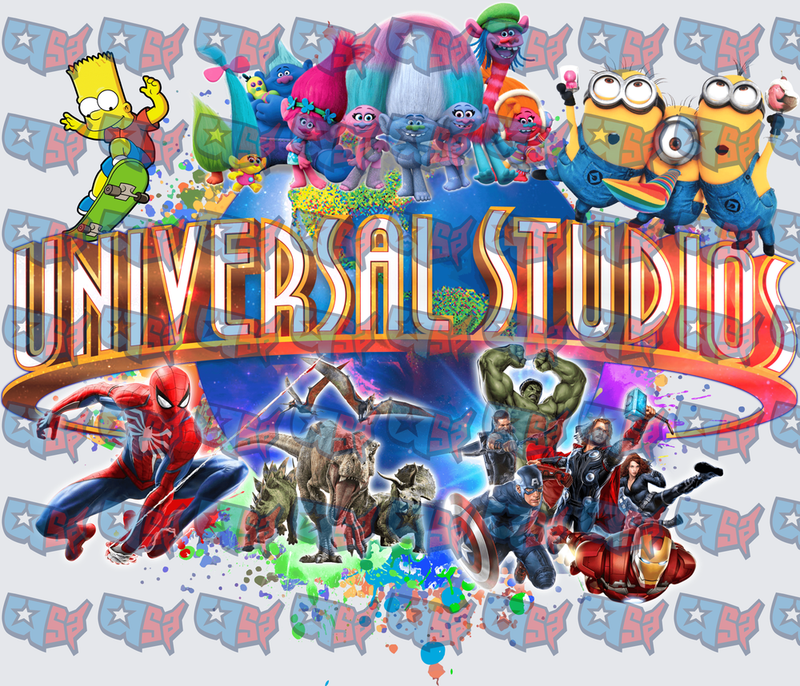 Universal Studios Characters Theme Park Mashup (DTF)