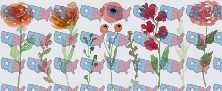 Watercolor Wildflowers Botanical Floral Row (DTF)