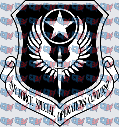 Air Force Special Operations Command Shield Emblem (DTF)