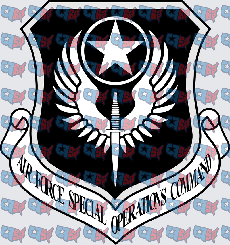 Air Force Special Operations Command Shield Emblem (DTF)