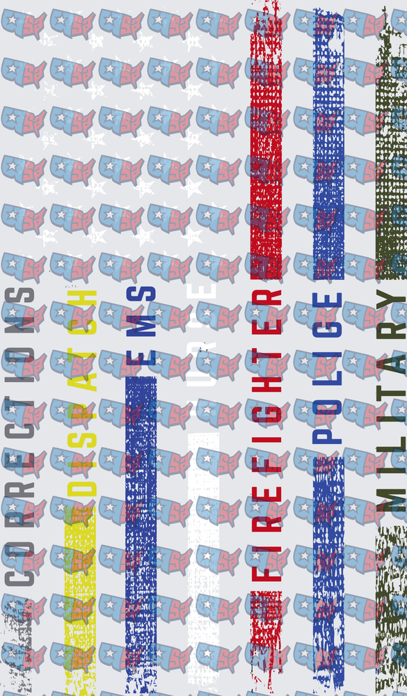 First Responder Military Heroes Thin Line Flag (DTF)