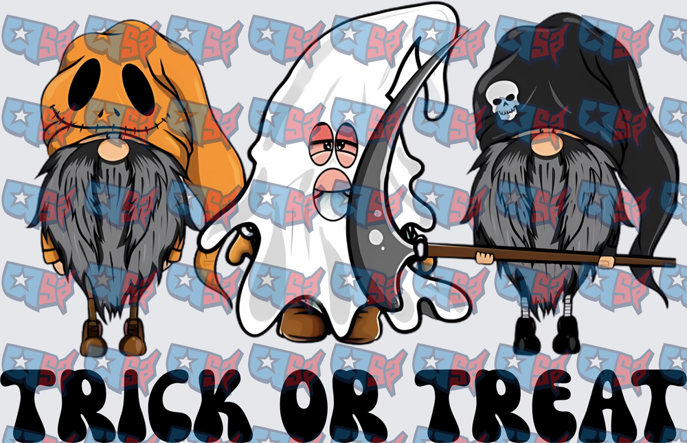 Halloween Gnomes Trick Or Treat (DTF)
