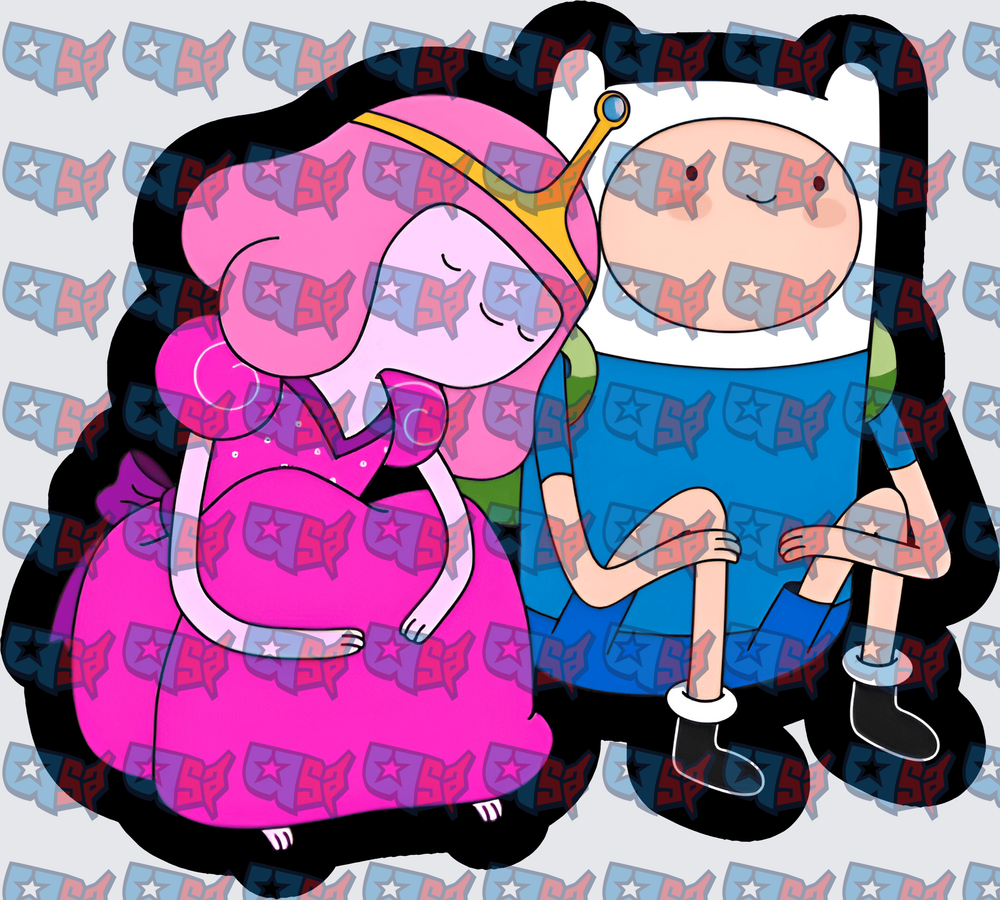 Princess Bubblegum and Finn Cozy Duo Adventure Time (DTF)