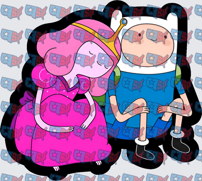 Princess Bubblegum and Finn Cozy Duo Adventure Time (DTF)