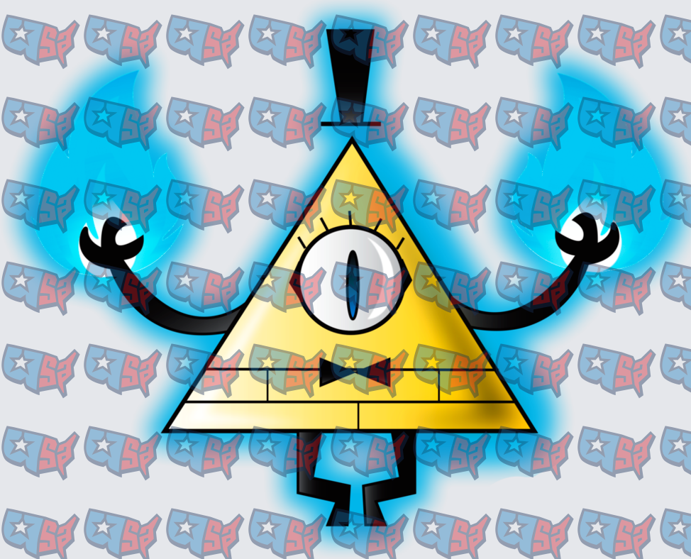 Evil Triangle Demon Blue Energy Orbs (DTF)