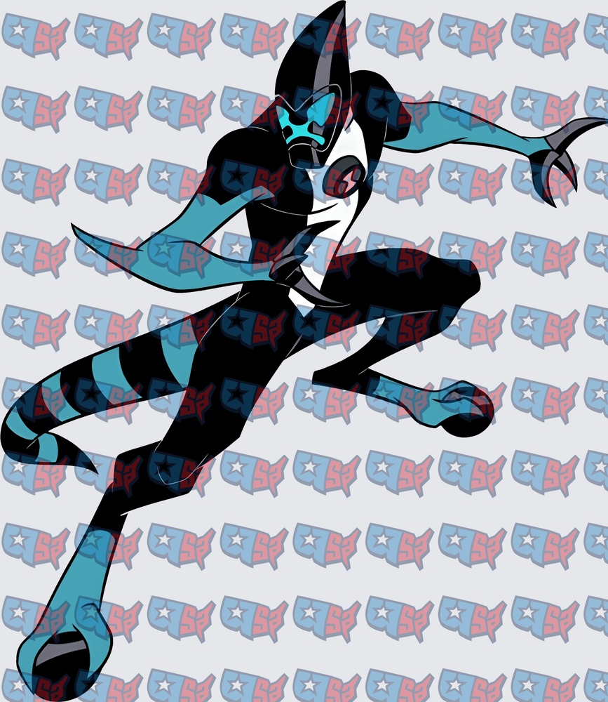 XLR8 Alien Speedster Running Pose (DTF)