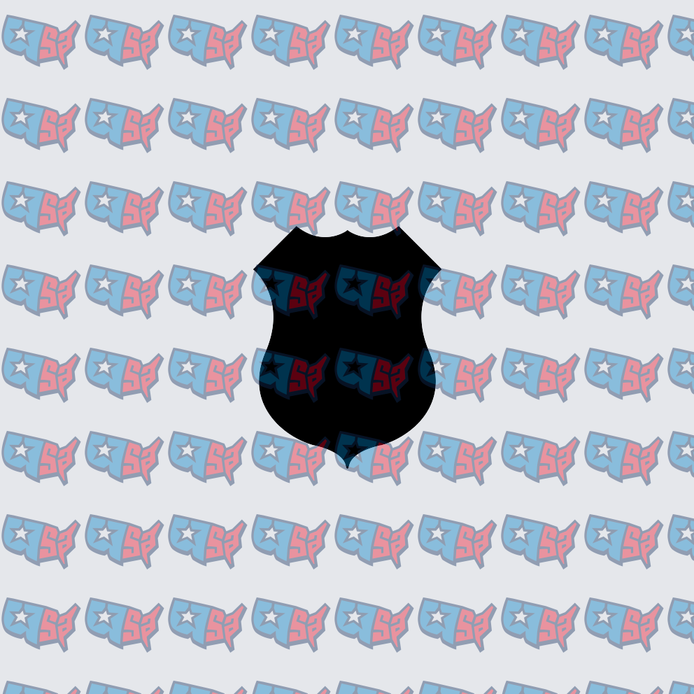 USA Map Star Pattern Repeating Design (DTF)