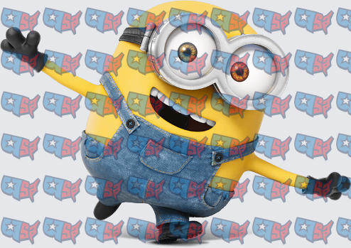 Crazy-Eyed Yellow Minion Running Wild (DTF)